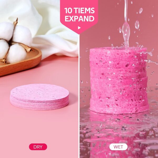 Pink Facial Sponges - Image 4